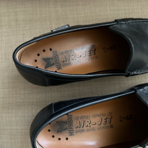 Mephisto Air-Jet Vintage 7 1/2 leather shoes for women - Picture 4 of 8